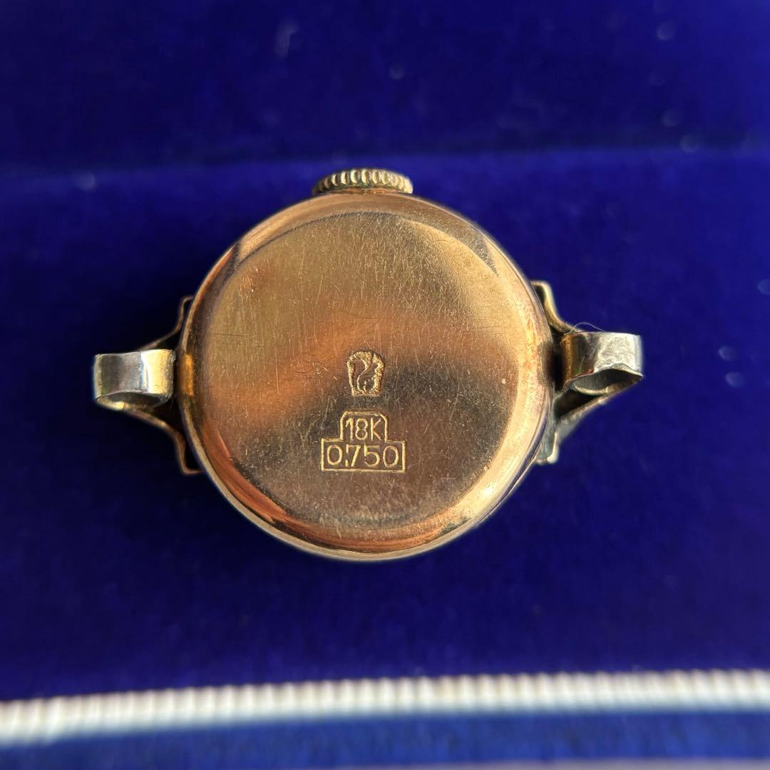 S*e様 18k 腕時計　750 ヴィンテージ　ゴールド　金　DEN-RO デン
