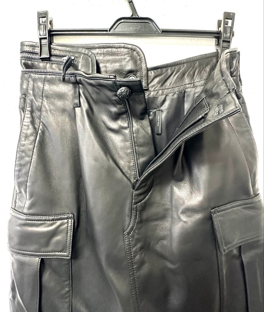 HELMUT LANGヘルムートラング 羊革スカート