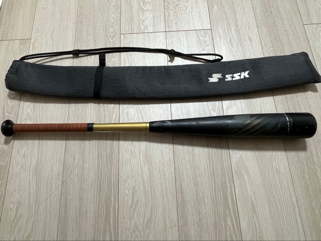 SSK 軟式バット MM18 黒/金