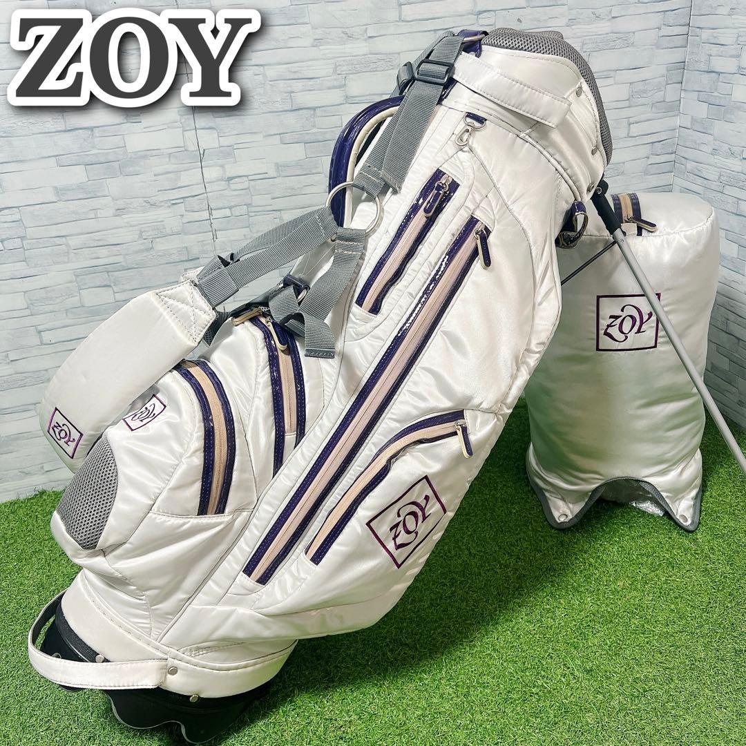 ZOY ゾーイ ゴルフ キャディバッグ スタンド式 クッション素材 軽量 6分割
