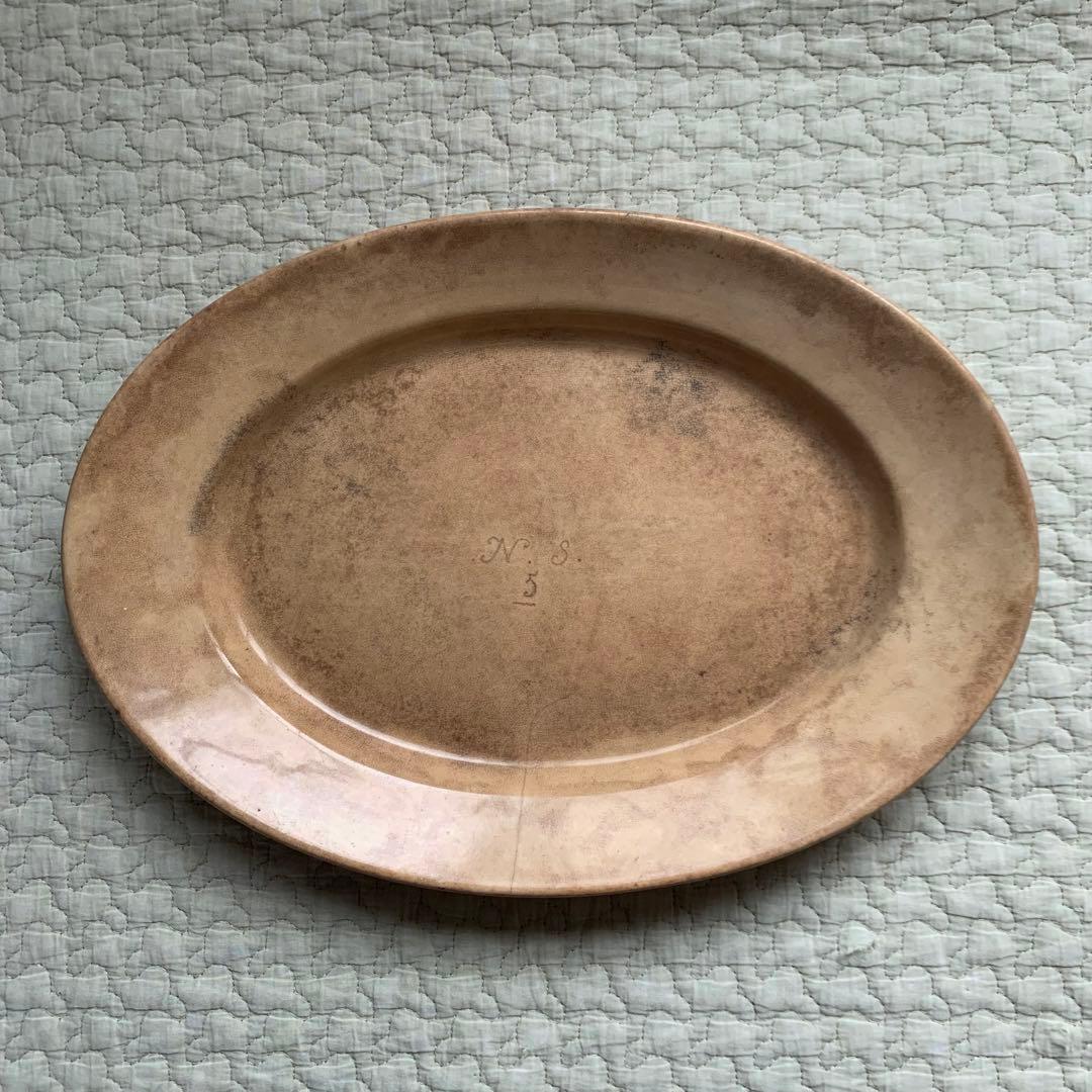 フランスアンティーク　楕円皿