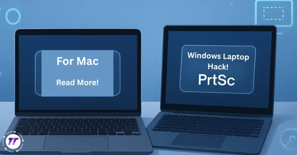 Screenshot on Mac and Laptop