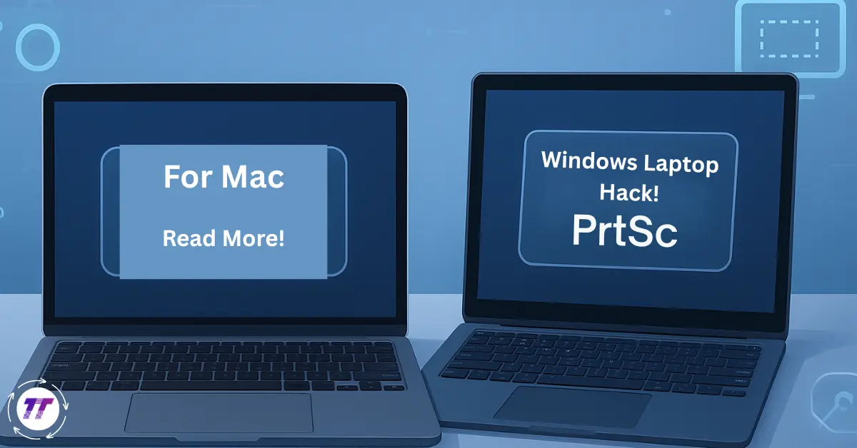 Screenshot on Mac and Laptop
