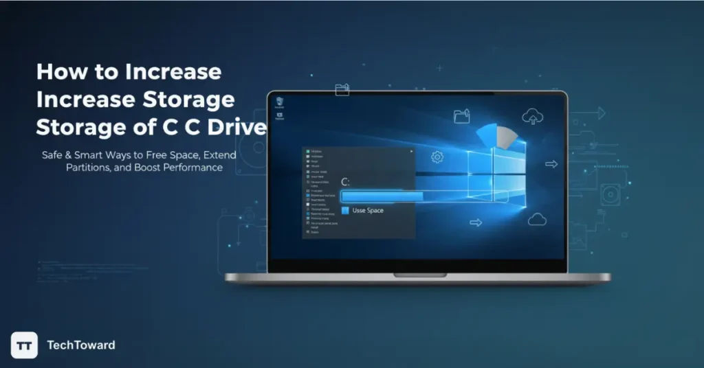 How To Increase Storage Of C Drive?