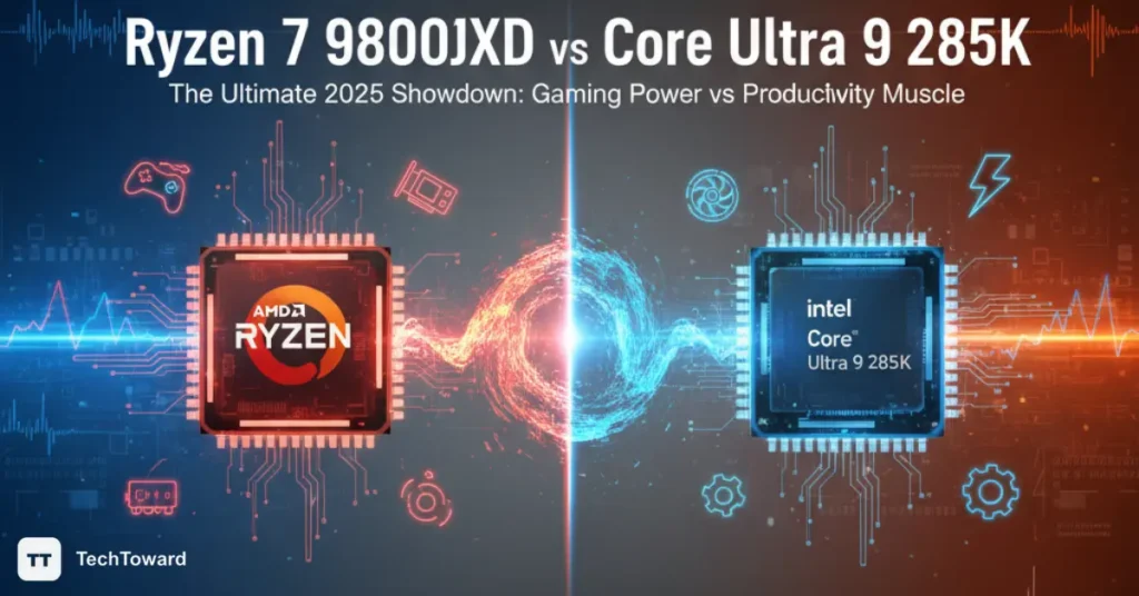 Ryzen 7 9800X3D vs Core Ultra 9 285K