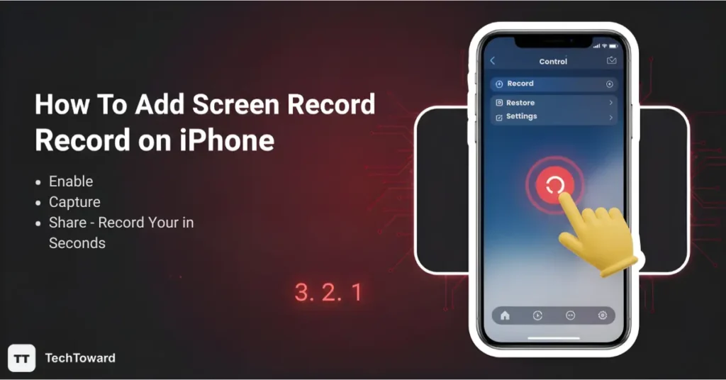 Screen Record on iPhone