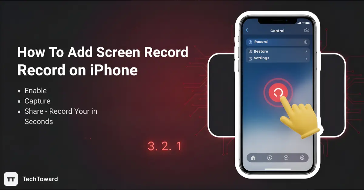Screen Record on iPhone