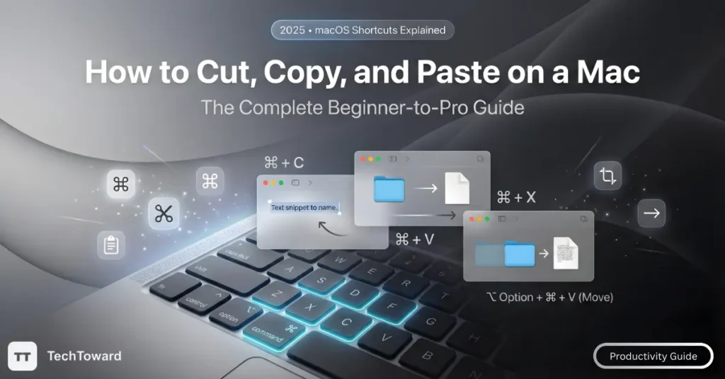 How to Cut, Copy, and Paste on a Mac