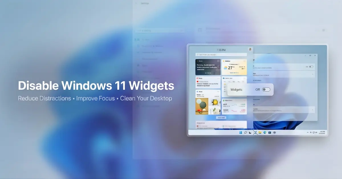 Disable Widgets in Windows