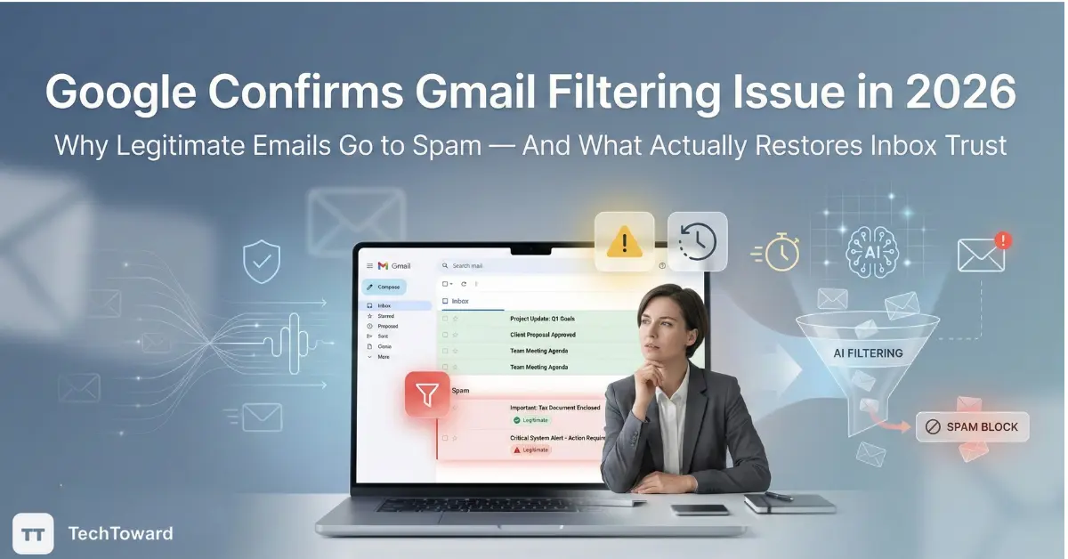 Google Gmail filtering issue