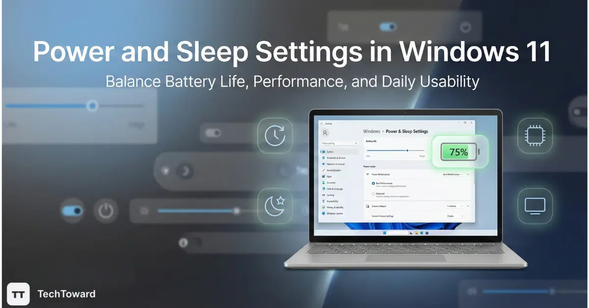 Power and Sleep Settings in Windows 11
