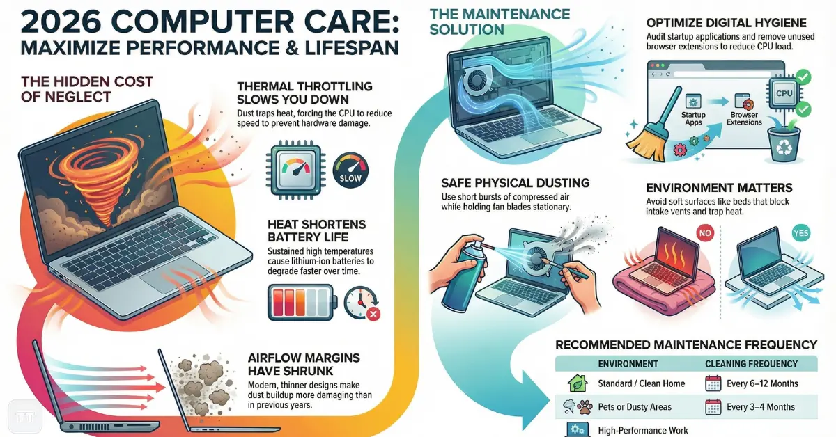 how to clean to computer