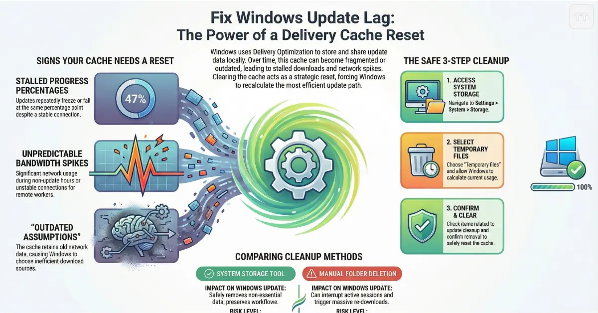 Clear Delivery Optimization Cache in Windows