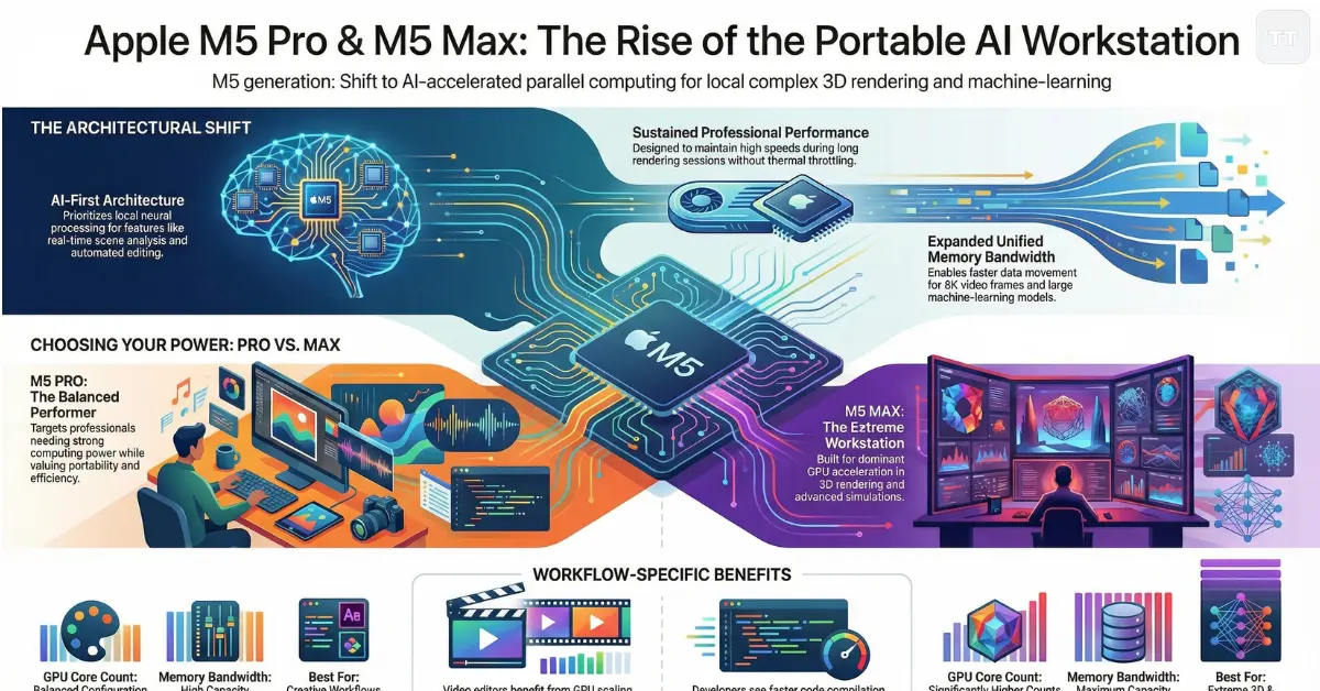 M5 Pro and M5 Max Chips for MacBook Pro