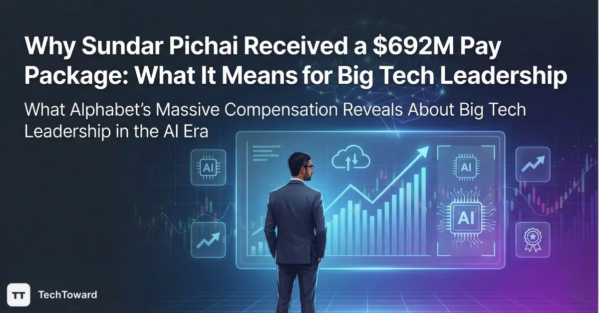 Sundar Pichai Received a $692M Pay Package