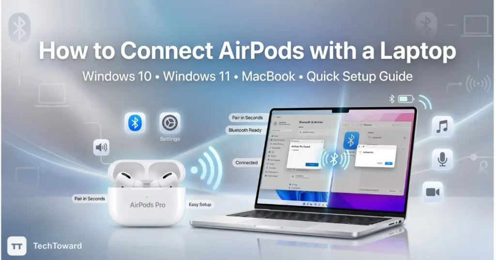 Connect AirPods with a Laptop
